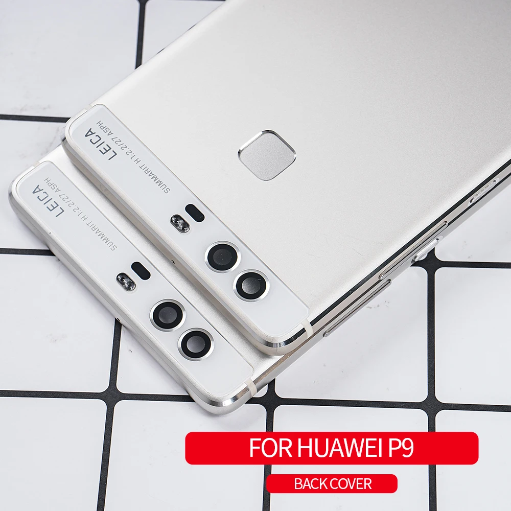 OTMIL Задняя стеклянная задняя крышка для HUAWEI P9 Корпус батарея корпус + Боковая