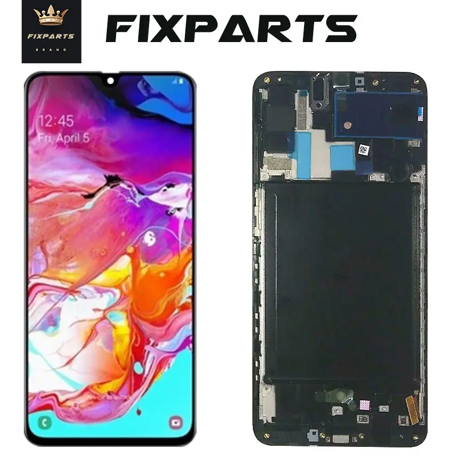 ЖК дисплей для SAMSUNG Galaxy A70 A705 сенсорный экран дигитайзер сборка 2019 A705F A70|Экраны