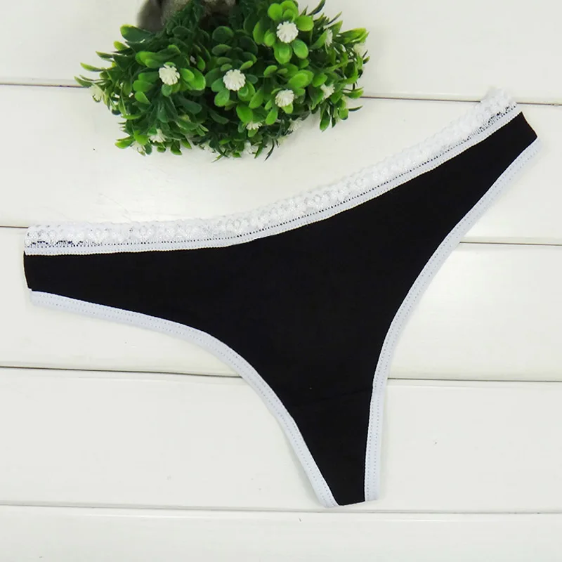 Сексуальные хлопковые стринги бесшовные трусики для женщин сексуальное белье