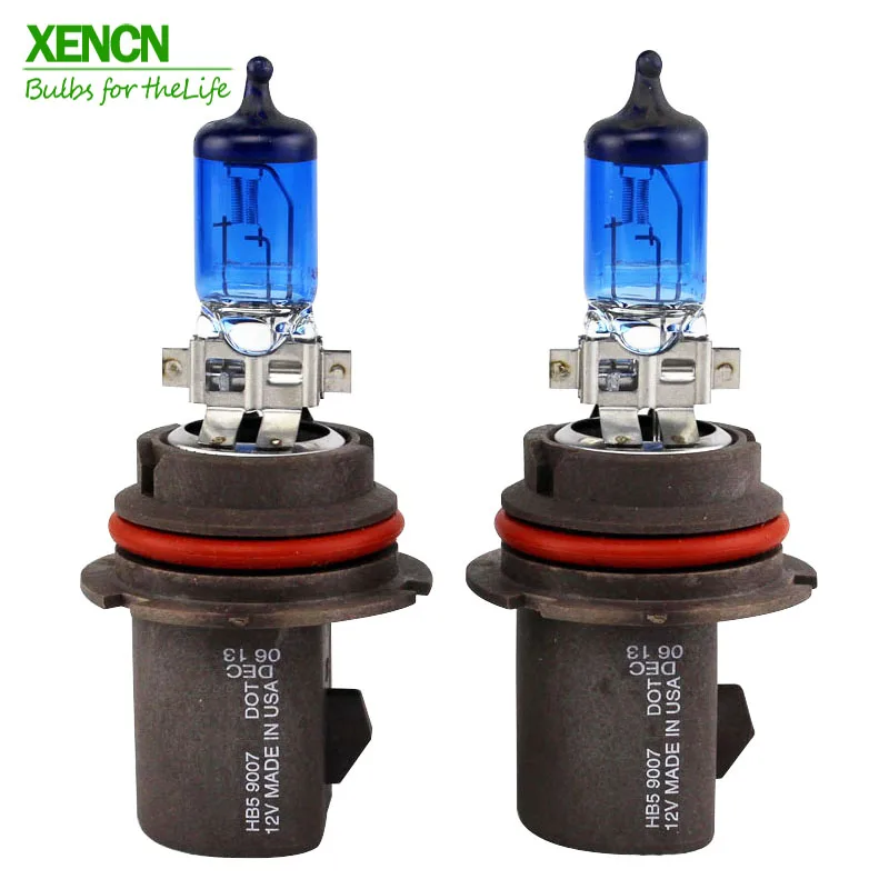 XENCN 9007 HB5 12В 65/55W 5300K Blue Diamond, для использования в светильник автомобильные лампы головной светильник Замена апгрейд галогенная лампа 30% более бордовый 75 м луч 2POS