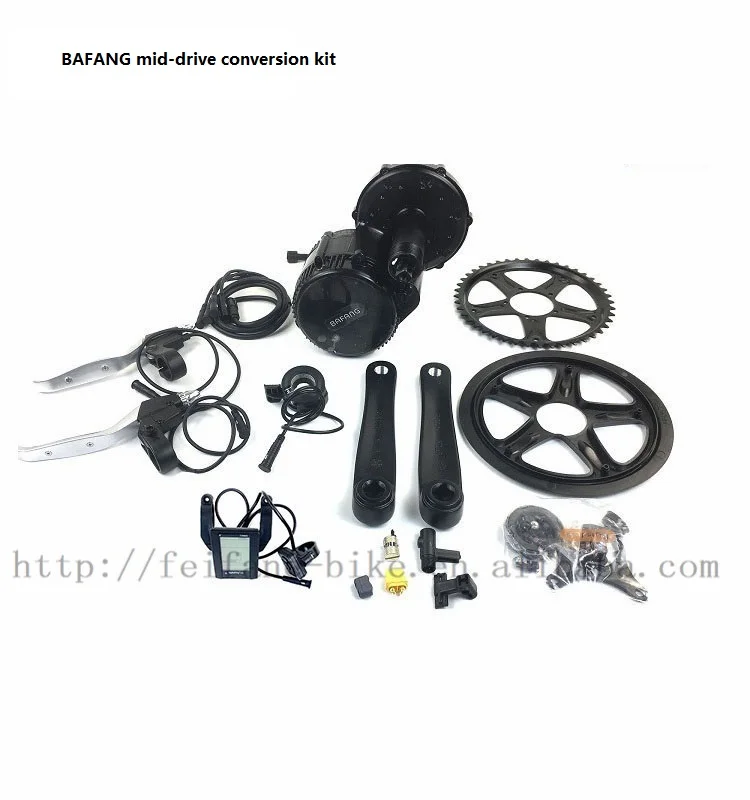 Bafang 48V 750W Средний привод двигателя 8funBBS01 BBS02 велосипед электрический