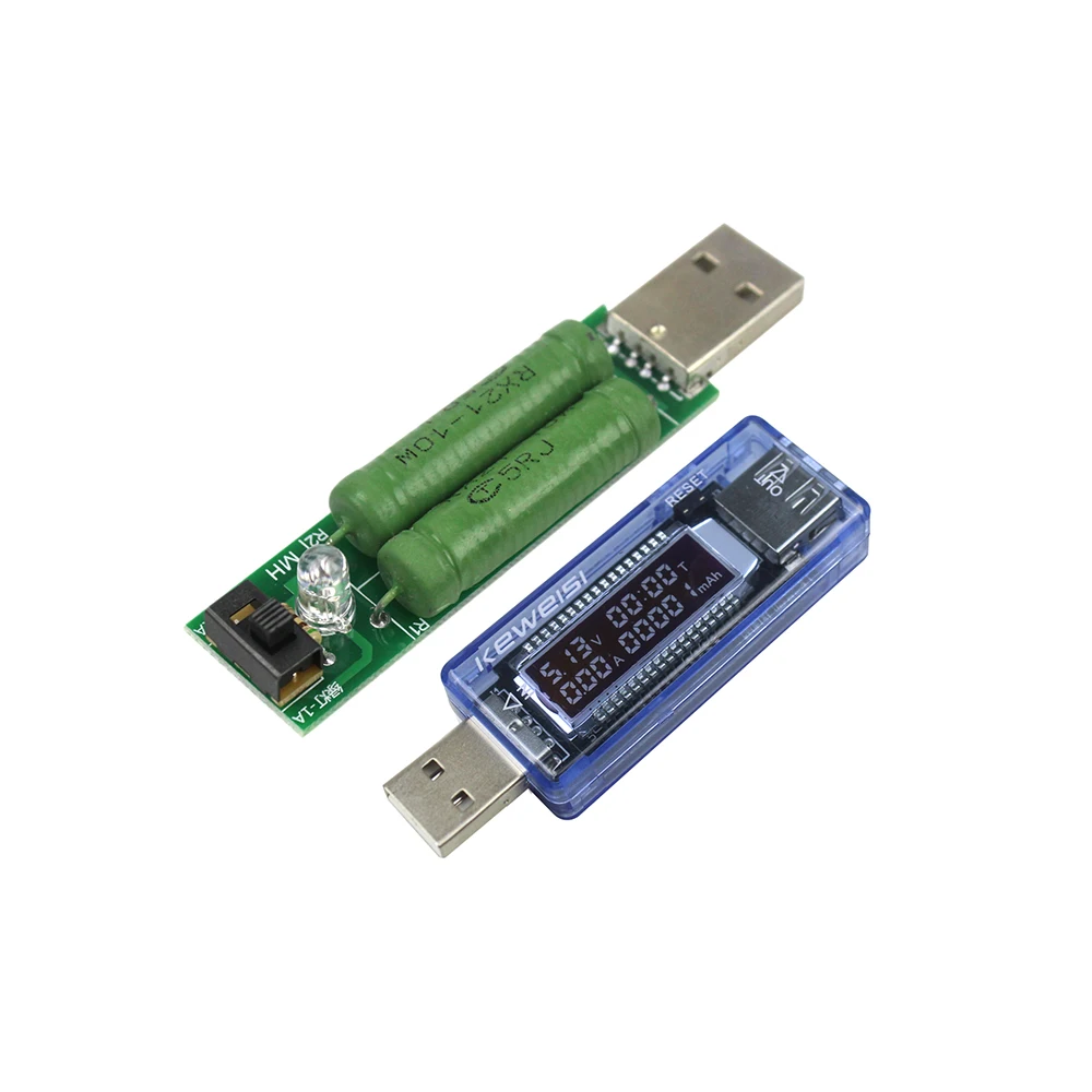 USB ток и напряжение зарядное устройство Емкость тестер USB зарядное устройство Доктор измеритель мощности текст вольтметр включает сопротивление нагрузки