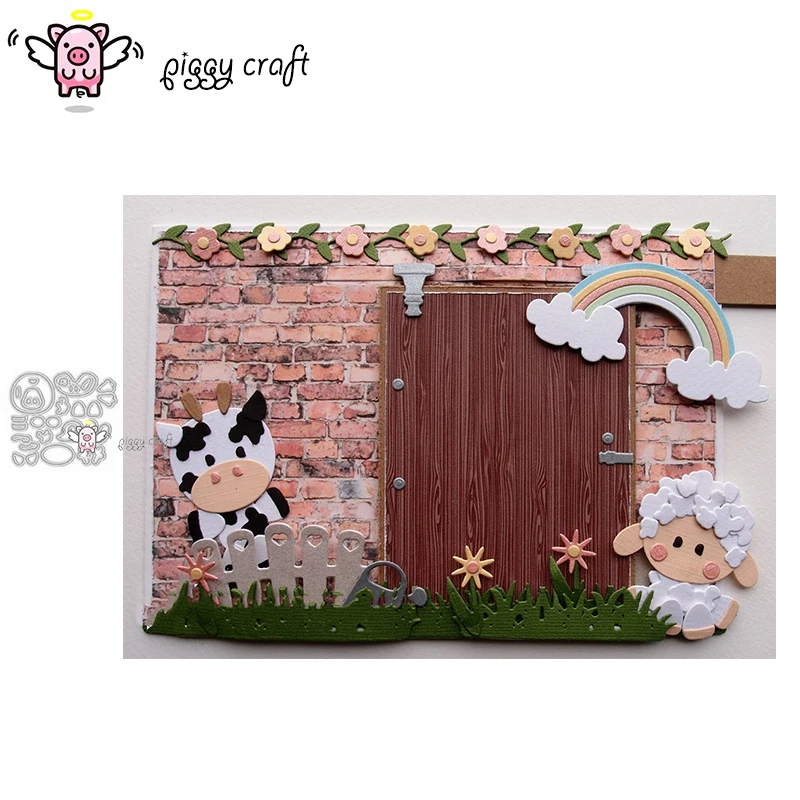 _ Металлические Вырубные штампы вырезанные 2019 комбинация животных скрапбукинг