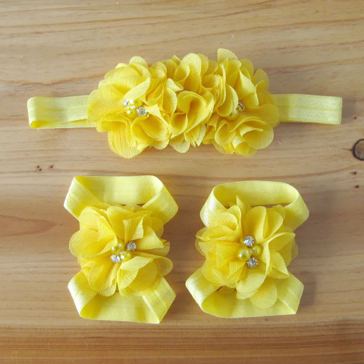 Повязка на голову для новорожденных повязка с жемчужинами и цветами маленьких