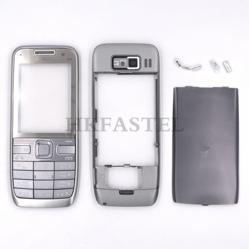Для Nokia E52 абсолютно полный корпус для мобильного телефона чехол клавиатура Английский Русский Арабский Иврит Клавиатура