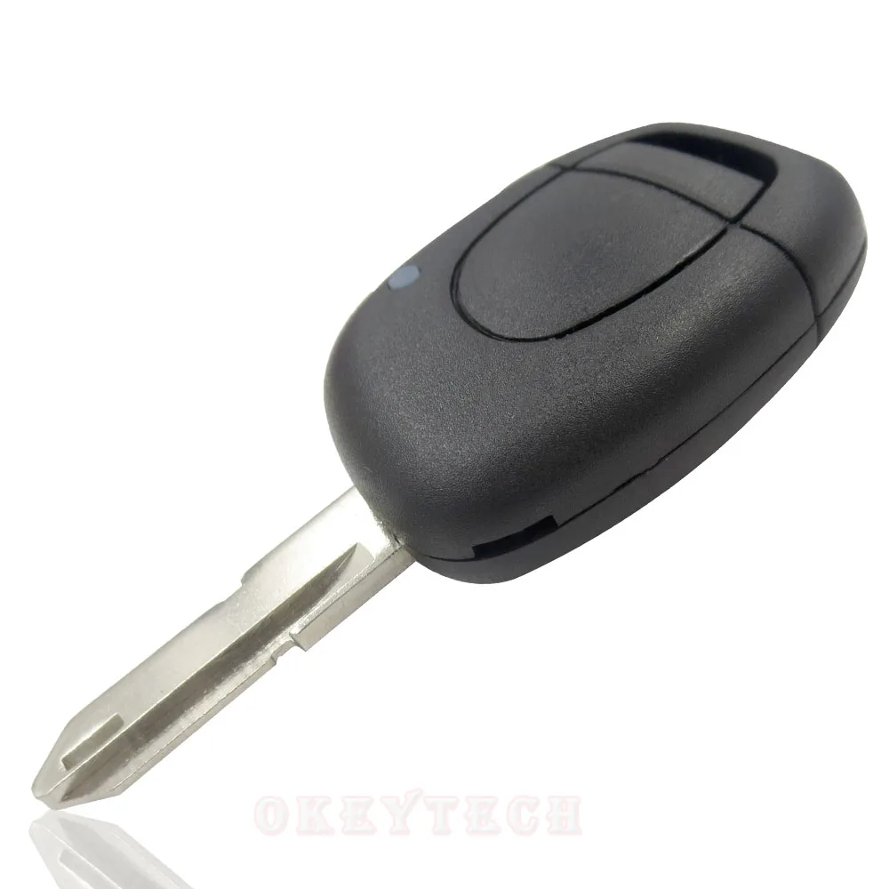 Чип транспондера ID46 433 Мгц дистанционный Автомобильный ключ 1 кнопка для Renault Clio II