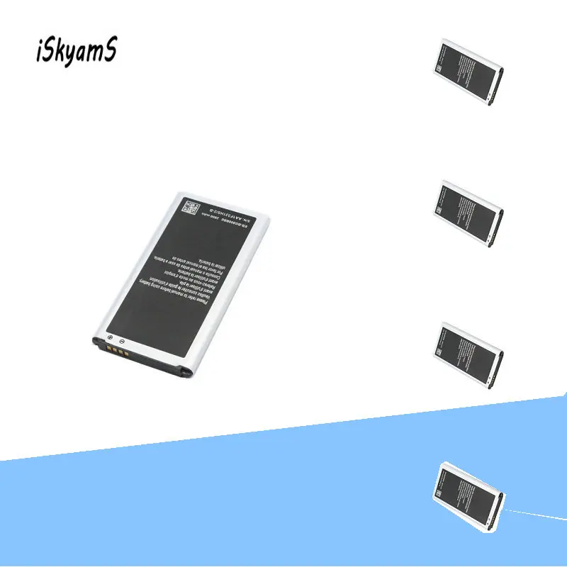 ISkyamS 5 шт. 2800 мА/ч EB BG900BBE BG900BBC запасная батарея для Samsung Galaxy S5 SV I9600 G900A G900P G900T