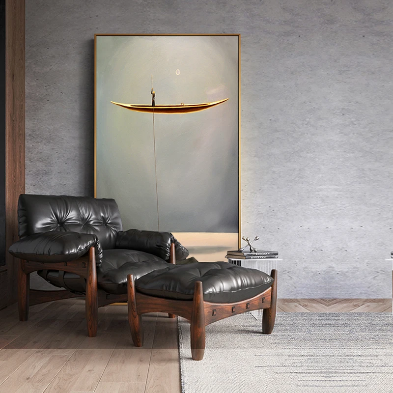 Абстрактное парусное судно холст плакат Настенная картина пейзаж печать