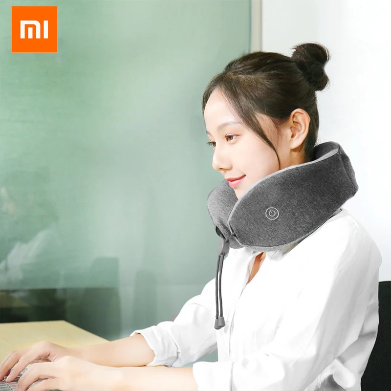 Xiaomi LeFan мягкие удобные u-образные массажер для шеи подушки двойные интерьерные