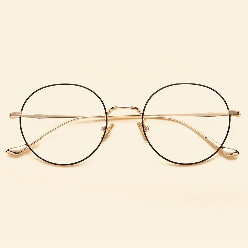 Бренд NOSSA корейские винтажные металлические оправы для очков женские и мужские