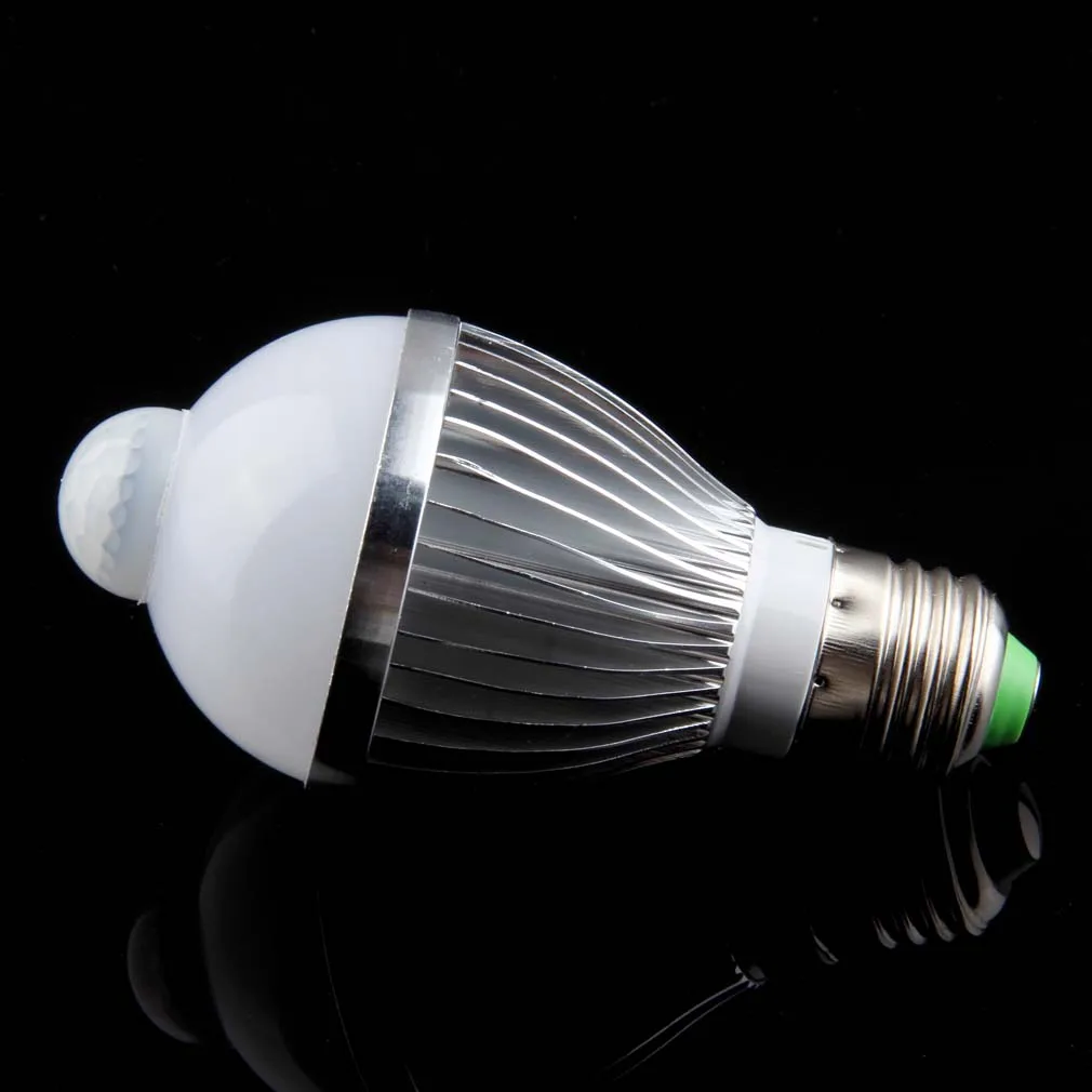 Умные лампы светодиодная Сенсорная лампа датчик движения E27 7 Вт белый/теплый