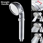 ZhangJi ванная комната 3-функциональная гальванизированная душевая головка с функцией экономии воды под высоким давлением с кнопкой остановки насадка для душа