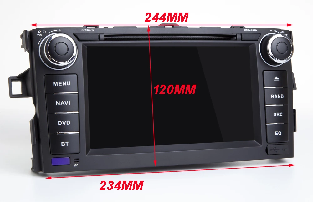 HIRIOT Android 10 автомобильный DVD GPS плеер для TOYOTA AURIS 07 11 Octa 8 Core 4 Гб + 64 ГБ DSP навигации BT WI