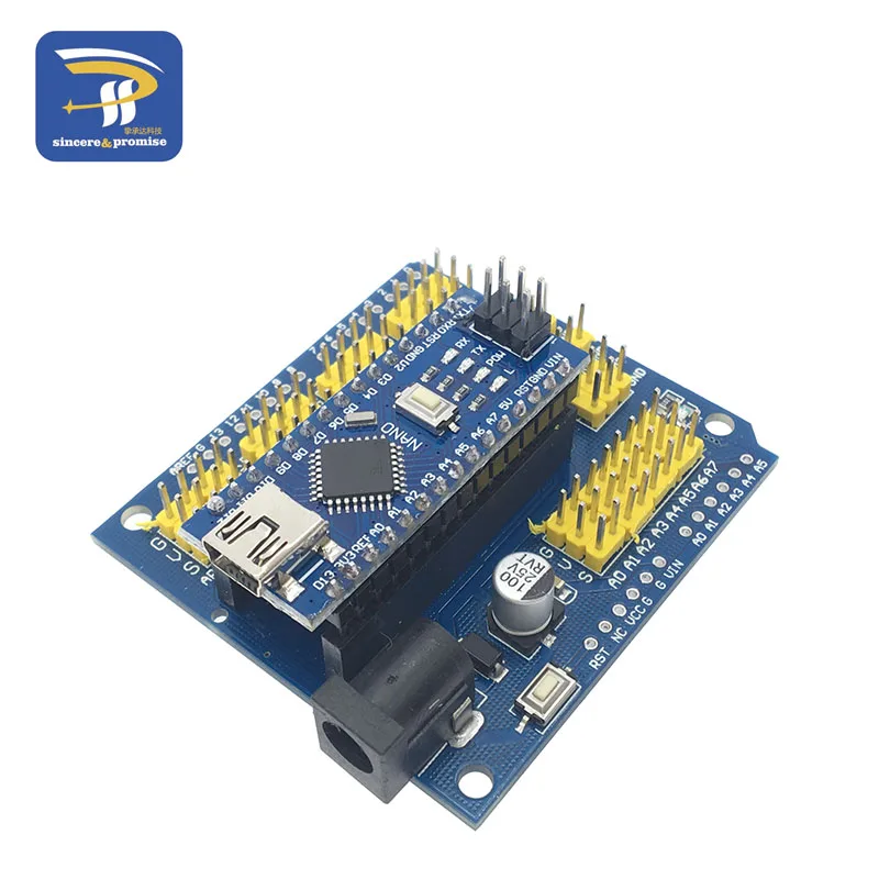 ATMEGA328P нано IO щит и UNO многоцелевой Плата расширения для Arduino NANO 3,0 CH340 CH340G