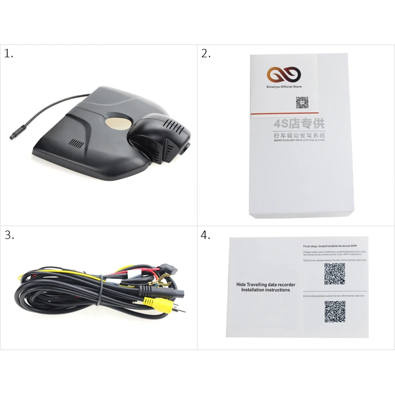 Sinairyu Novatek wifi DVR Автомобильная камера для Chevrolet Cruze Onstar 2013 и перед управлением с