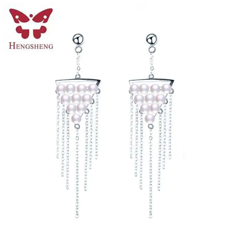 Серьги с кисточками HENGSHENG высококачественные модные женские серьги AAAA 4 5