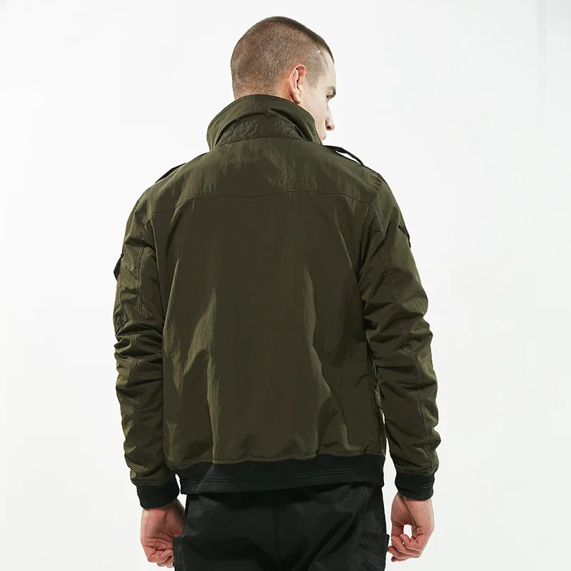 Baseball Jacket Mens 2017 Spring Autumn Slim Fit Bomber Men Coat Men's Solid Color plus size Fashion Casual jackets | Мужская одежда