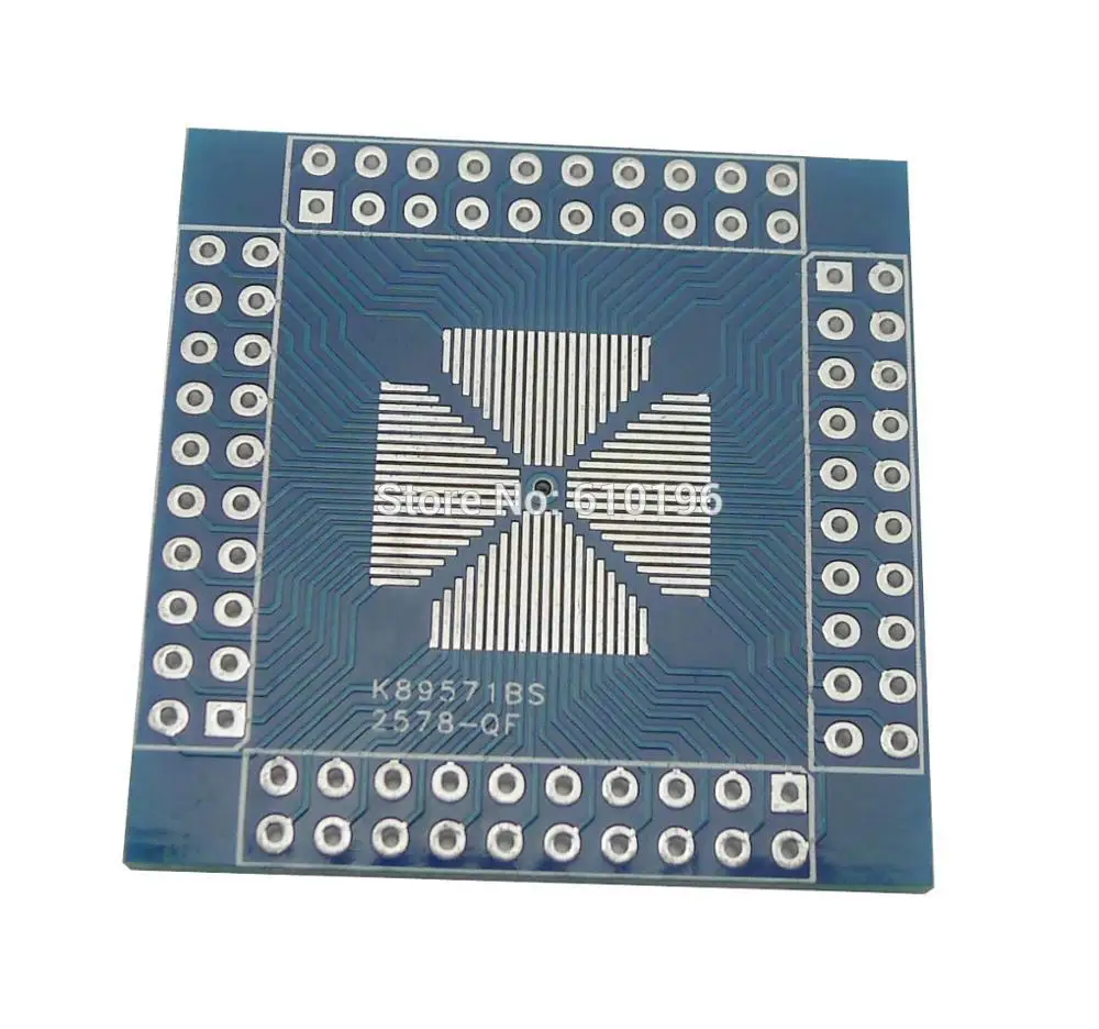Плата адаптера QFN/TQFP/LQFP QFP 16 80 pin 0 5 мм для Dip Pcb двухсторонняя|qfp to dip|qfn diptqfp dip |