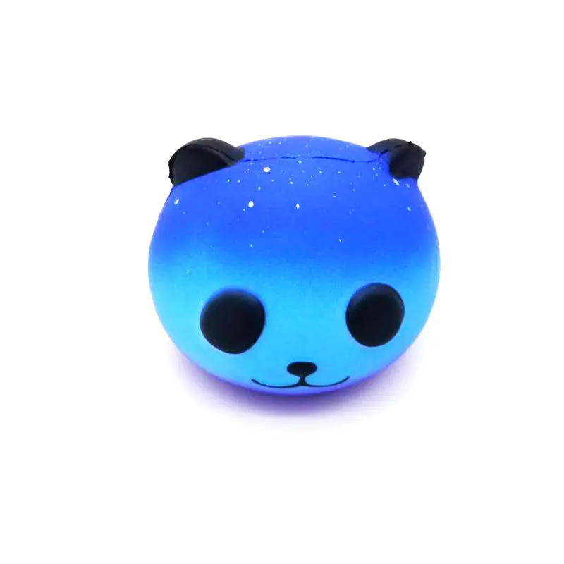 Jumbo perfumado Squishy Galaxy Bear, juguetes para apretar y aliviar el estrés, aumento súper lento, 8cm