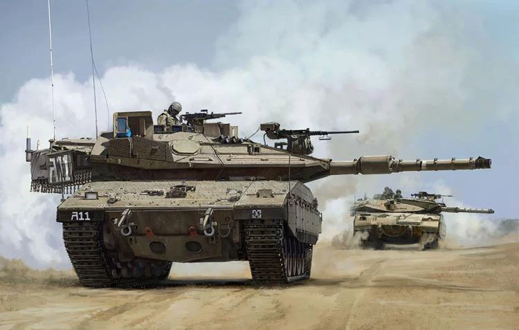 MENG TS036 масштаб 1/35 Израиль MBT Merkava Mk.4M с трофей система активной защиты пластиковый