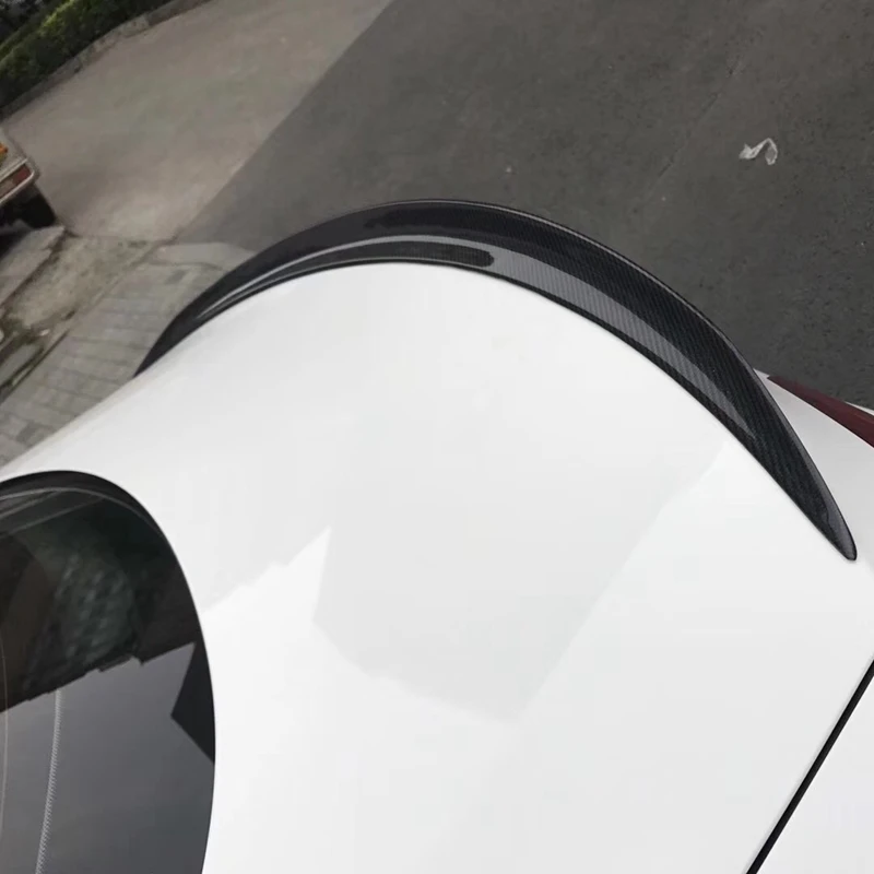 C Класс углеродного волокна задний багажник спойлер крыло для Mercedes Benz W205 C63 AMG Coupe 2 двери 15-17 крышка автомобиля