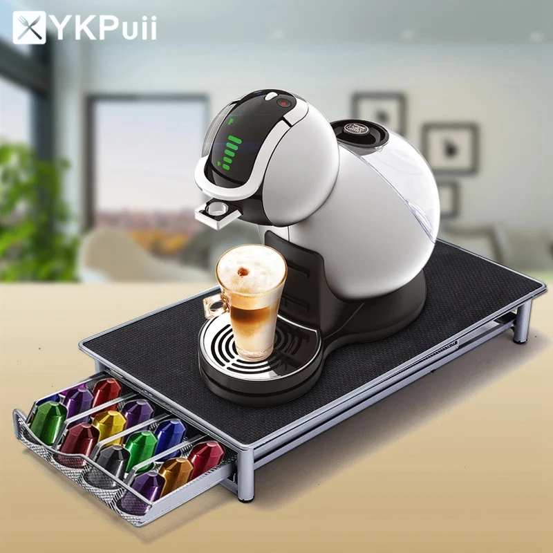 Нержавеющая сталь 36 чашек капсулы кофе nespresso Pods держатель; для хранения стойки ящики кофе держатель для капсул Организации