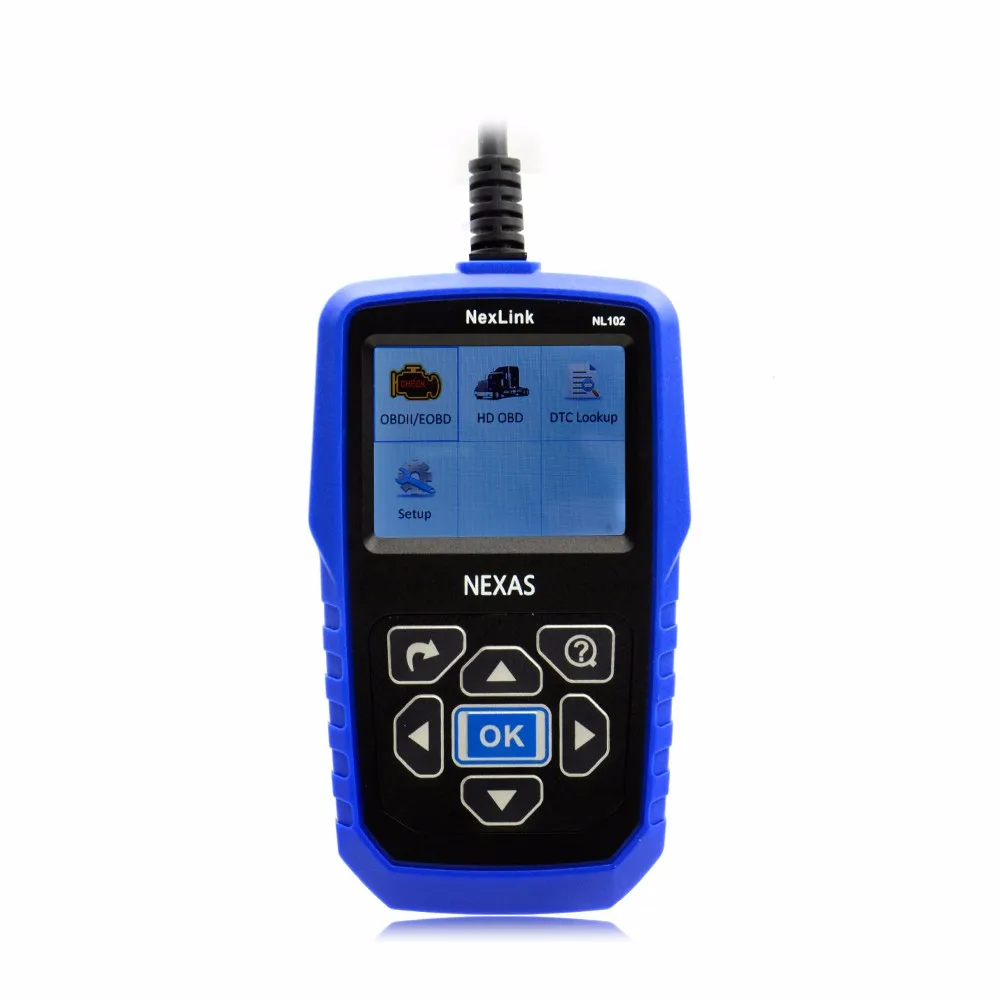 Последним Heavy Duty Truck диагностики дизельного двигателя сканер NEXAS NL102 OBD2 может