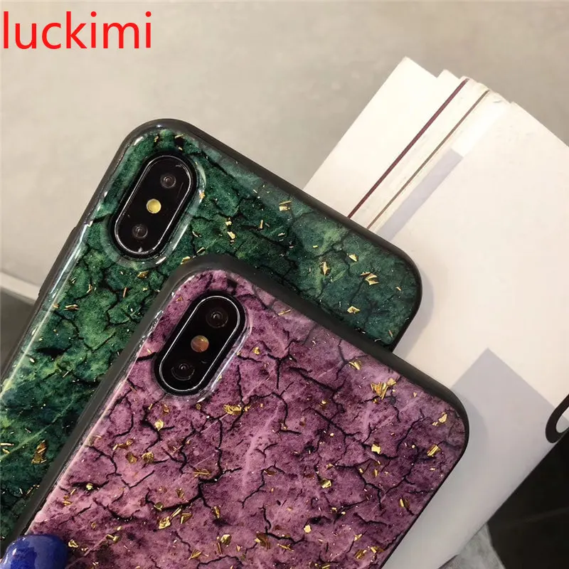 Чехол для Xiaomi Mi 8 Lite SE A2 A1 6X 5X Note Mix 3 2 2s Gold Bling Marble |