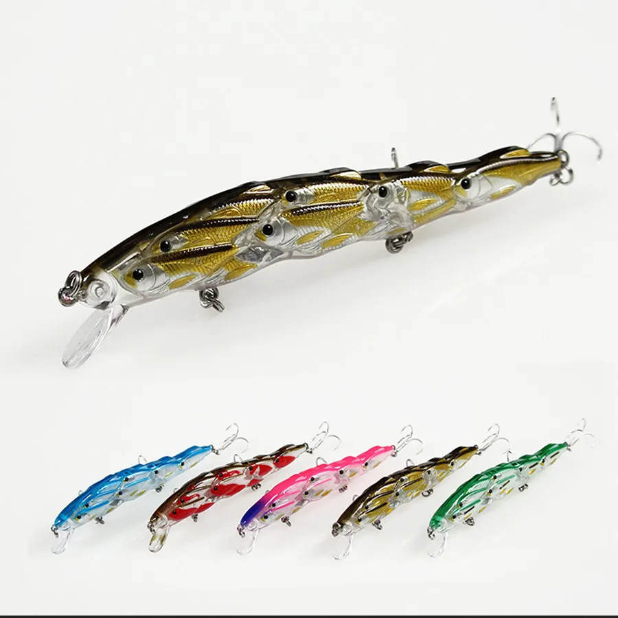 

15 г/12cmLong литья рыболовные воблеры приманки Minnow японская плавающая приманка твердая приманка для рыбалки шарнирная приманка бас Щука рыба С...
