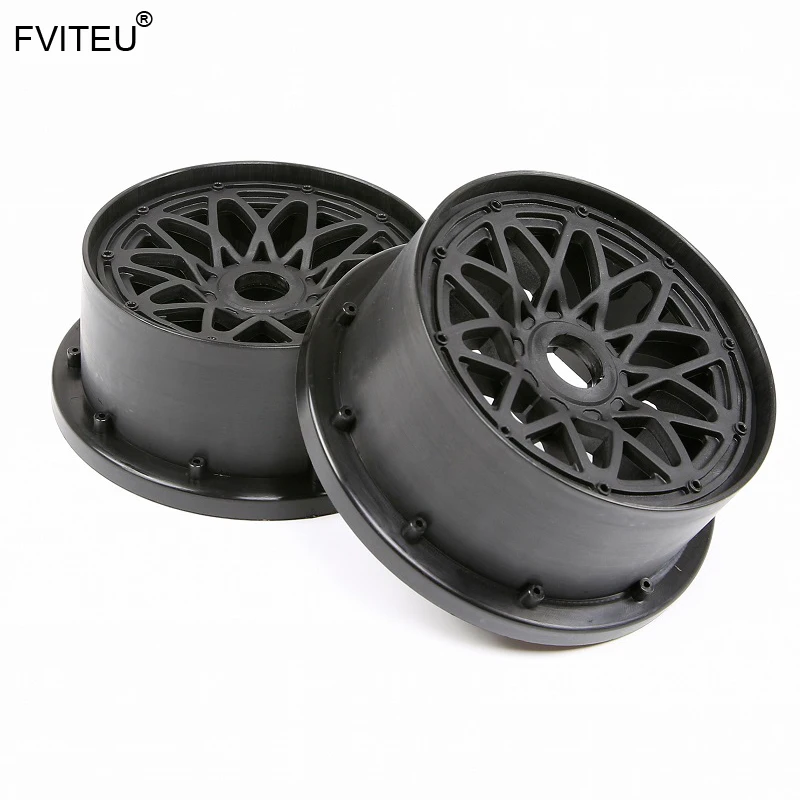FVITEU пластиковое 5 поколение переднее колесо с решеткой для 1/5 hpi rovan km baja 5b LT WLT SLT BAJA