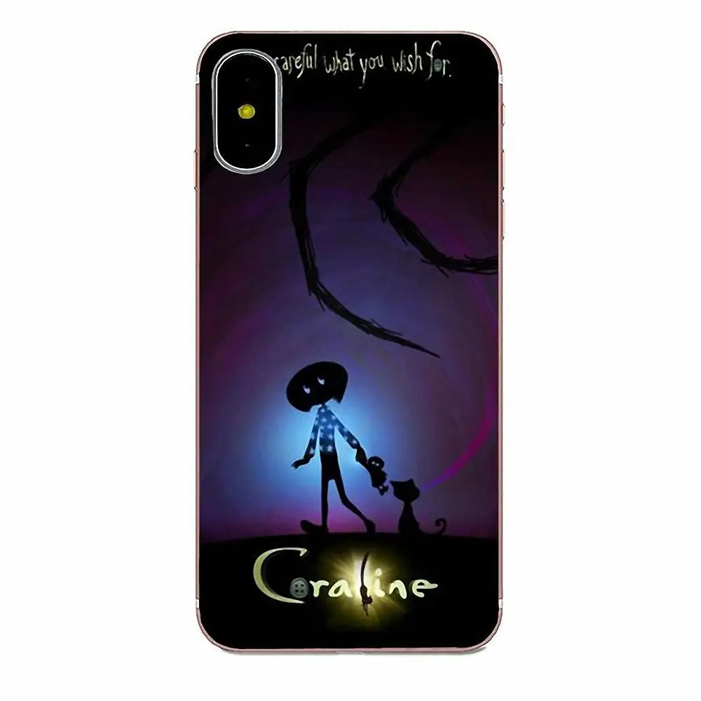 Мягкий силиконовый прозрачный чехол для телефона из ТПУ Coraline Xiaomi Redmi Mi Note 7 8 9 SE Pro