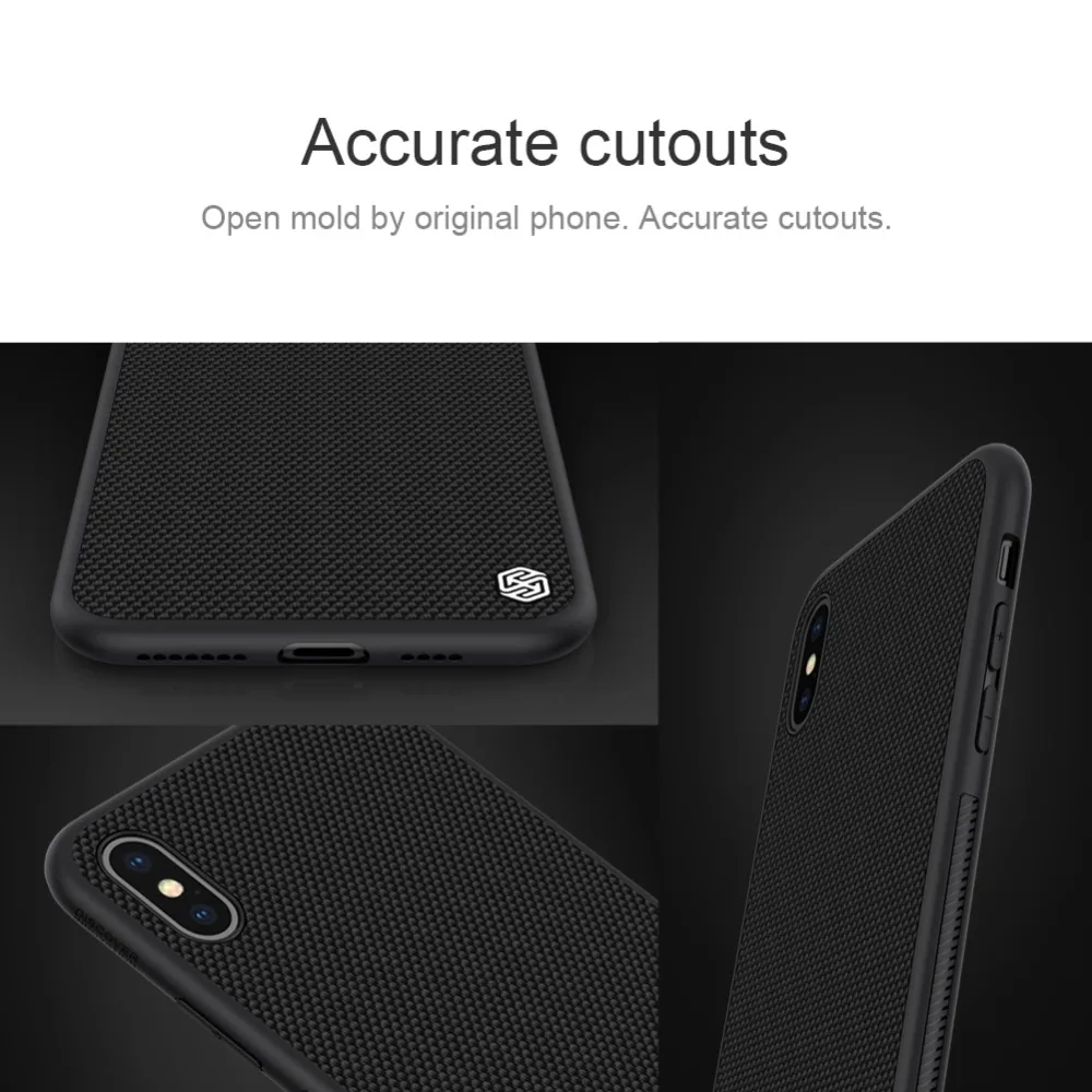 NILLKIN нейлоновая PC Пластиковая Задняя крышка для Apple iPhone XR чехол роскошный защитный чехол funda для iPhone X XS Max 10 чехол