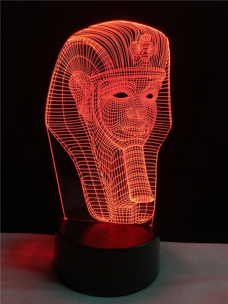 GAOPIN Египетский Сфинкс декоративный светильник ing кабель 3D светодиодный USB