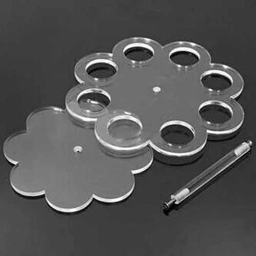 Съемный акриловый держатель конуса для мороженого с 8 отверстиями |