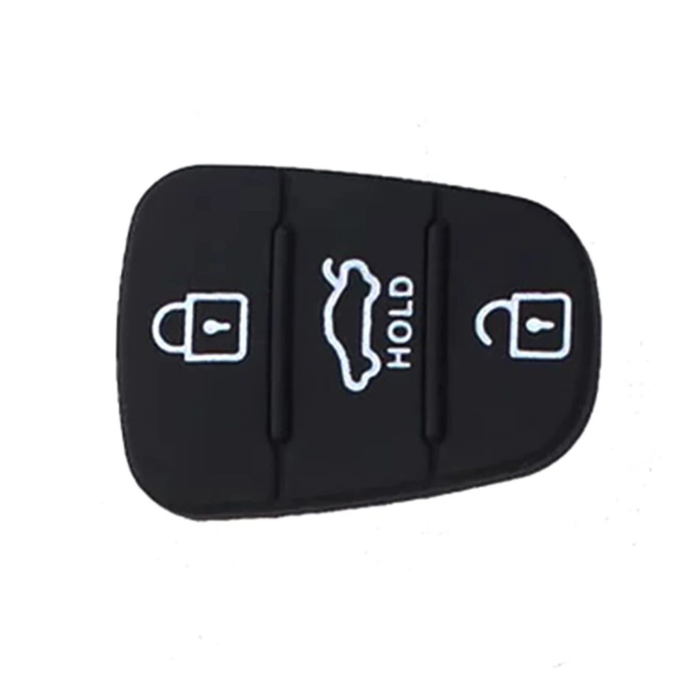2PCS 3 Buttons Rubber Case Cover Car Key Shell For Hyundai I30 IX35 Kia Seed SeedPro Picanto Sportage Replacement | Автомобили и