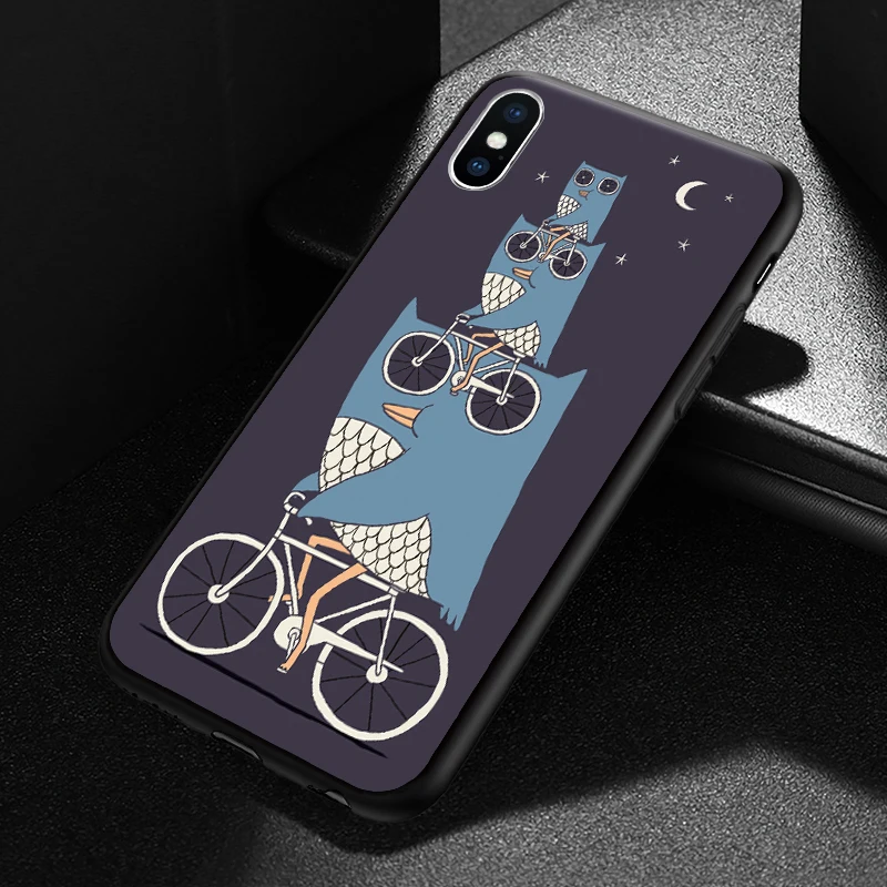 Сова Птица Животное тема шаблон для iPhone 5 5S SE 6 6S 7 8 Plus X XR XS Max жесткий чехол для телефона