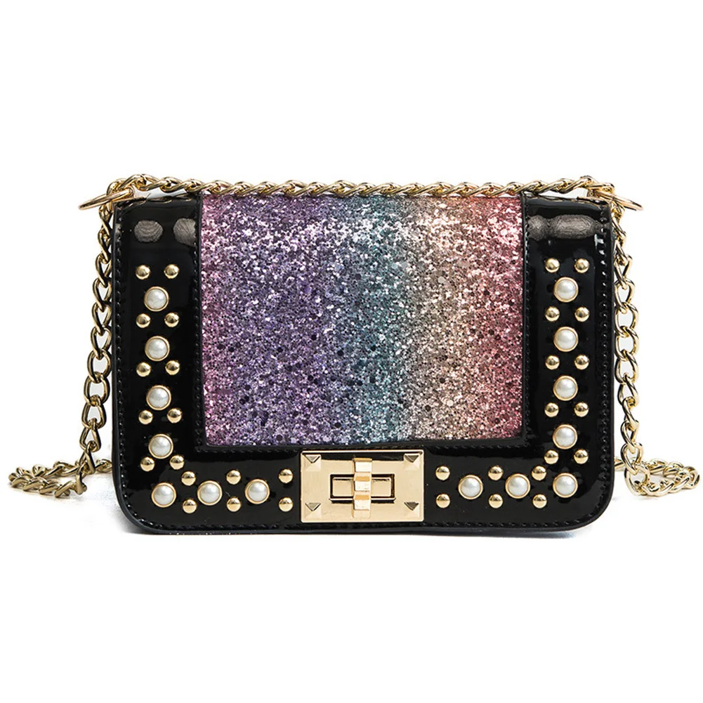 Шикарные расшитые блестками женские сумки мессенджеры Роскошные Жемчужные