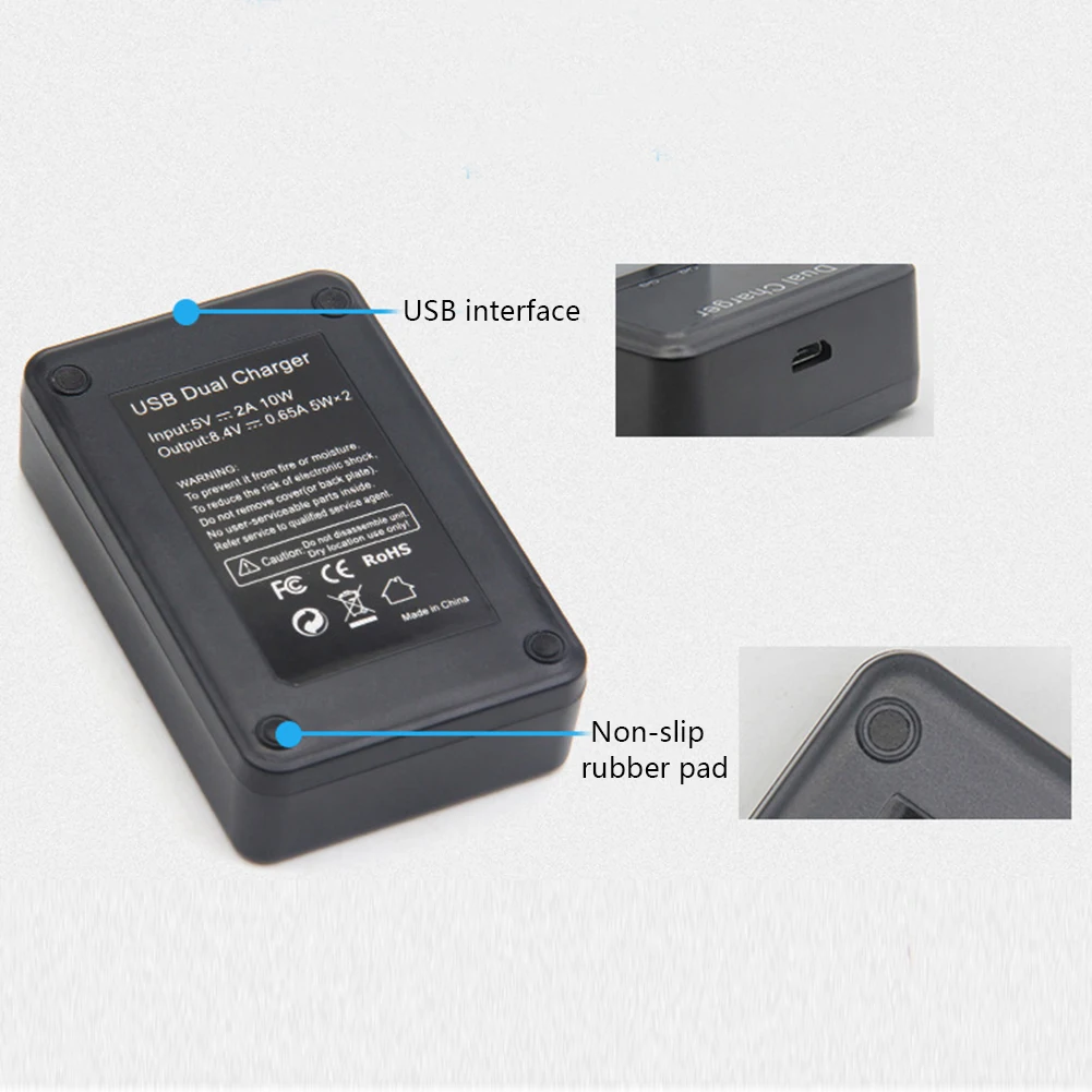 1 шт. зарядное устройство для камеры с ЖК-дисплеем USB двойное Sony A6000 5100 NP-FW50Alpha 7 a7rii и