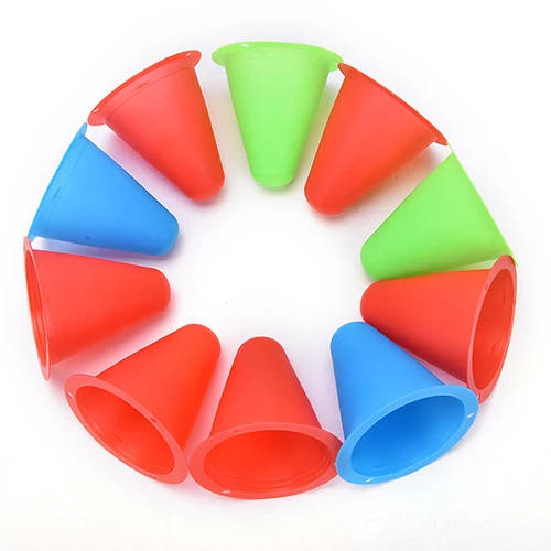 10 шт. бурильные пространство конусы слалом для катания на роликах с отметками