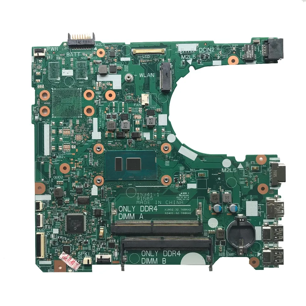 SZWXZY отлично подходит для материнской платы ноутбука DELL 3568 3468 SR2ZU I5 7200u DDR4 15341 1 91N85 CN