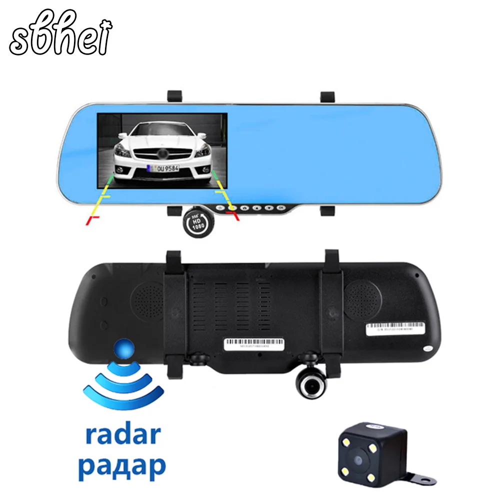 Sbhei 5 дюймов IPS автомобиля GPS навигации зеркало заднего вида Android 4.4 Allwinner A33 quad-core 1080