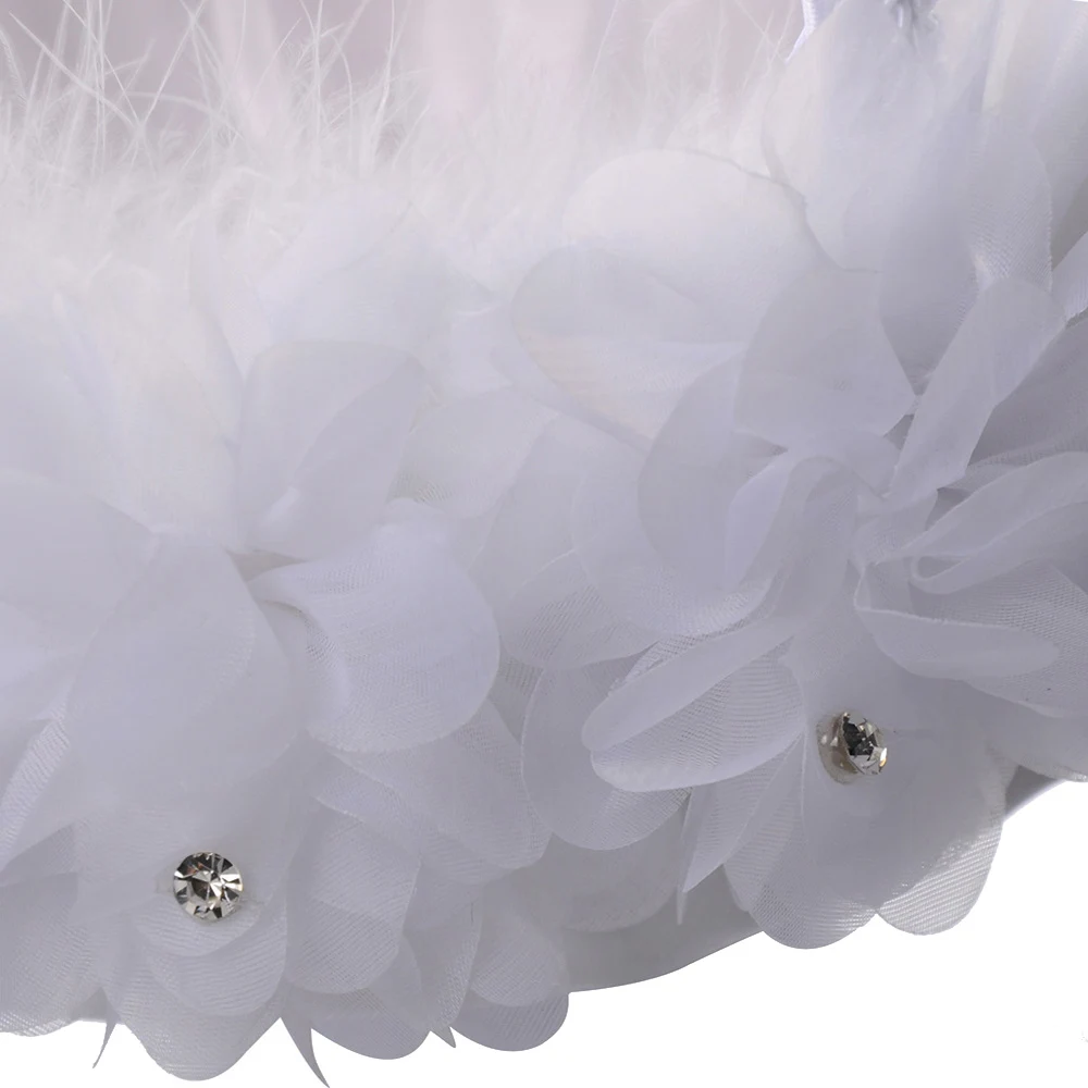 Свадебный кружевной чехол для влюбленных атласная Цветочная корзина девочек