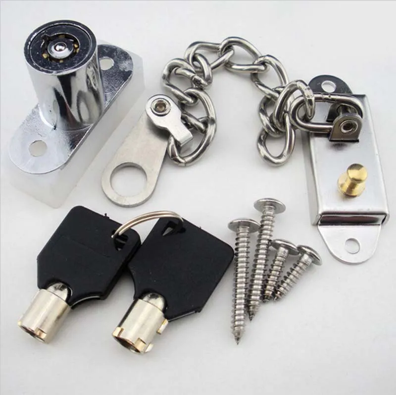 Блокируемый дверной замок с замком и цепью для безопасности детей KF712|lock door|door