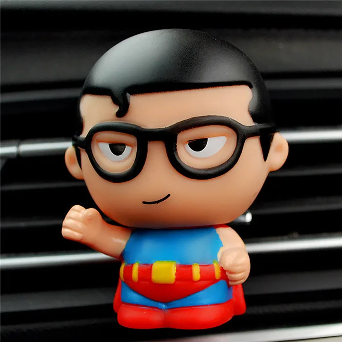 Superman Автомобильный Освежитель, автомобильный парфюм, зажим для Мстителей, Марвел, цифры супергерои, авто вентиляционные отверстия, Ароматический диффузор, автомобильные аксессуары - Название цвета: Superman