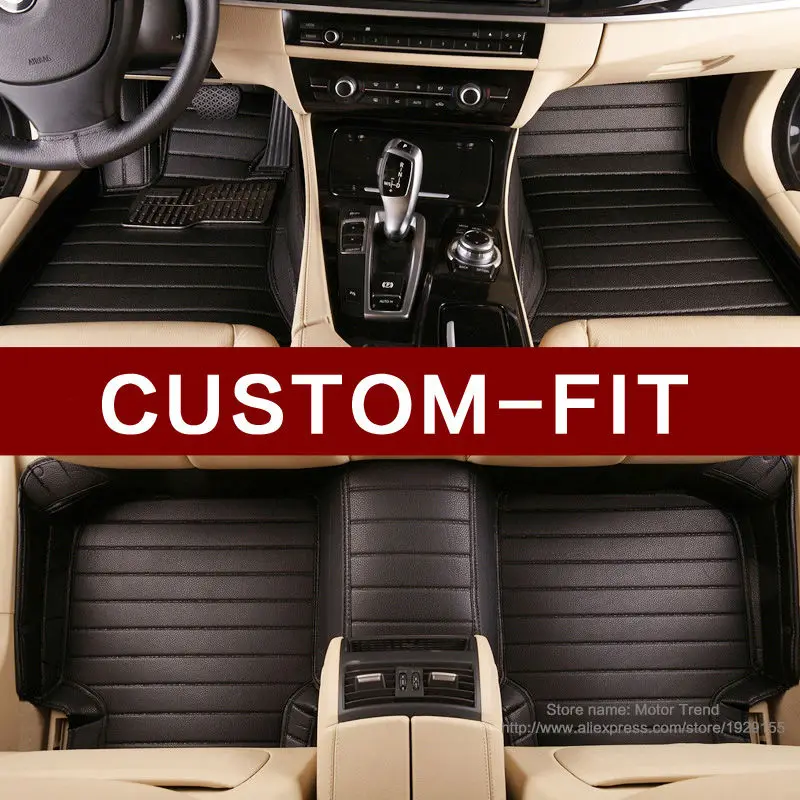 

Custom fit car floor mats for Toyota Camry Corolla RAV4 Prius Prado Highlander Sienna zelas verso 3D car-styling carpet liner