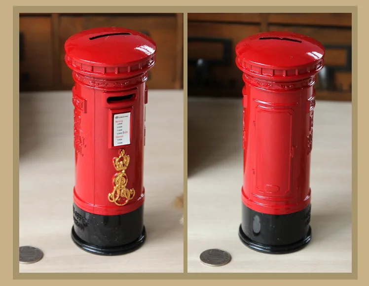 1 шт. металлическая Копилка почтовый ящик для телефона|piggy bank|money boxbox money |