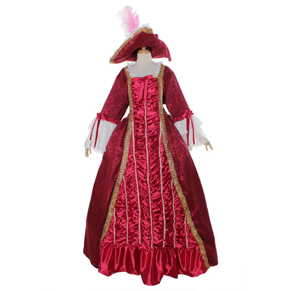Marie Antoinette готические Бальные платья в викторианском стиле винтажное роскошное