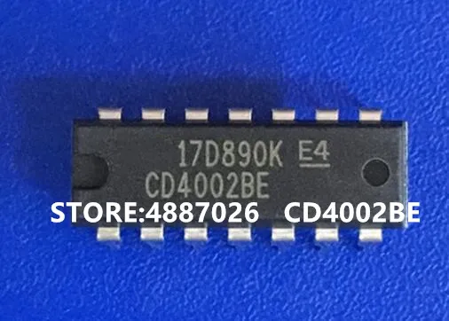 100% новый и оригинальный CD4002BE |