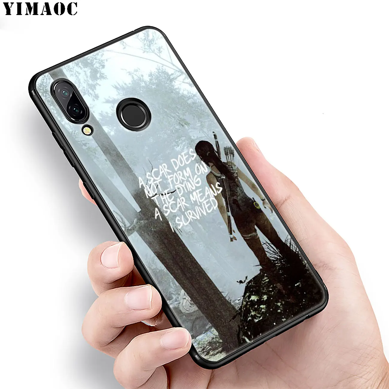 Мягкий силиконовый чехол YIMAOC для телефона Huawei P20 Pro P10 P9 P8 Lite Mini 2017 P Smart Z 2019 черный