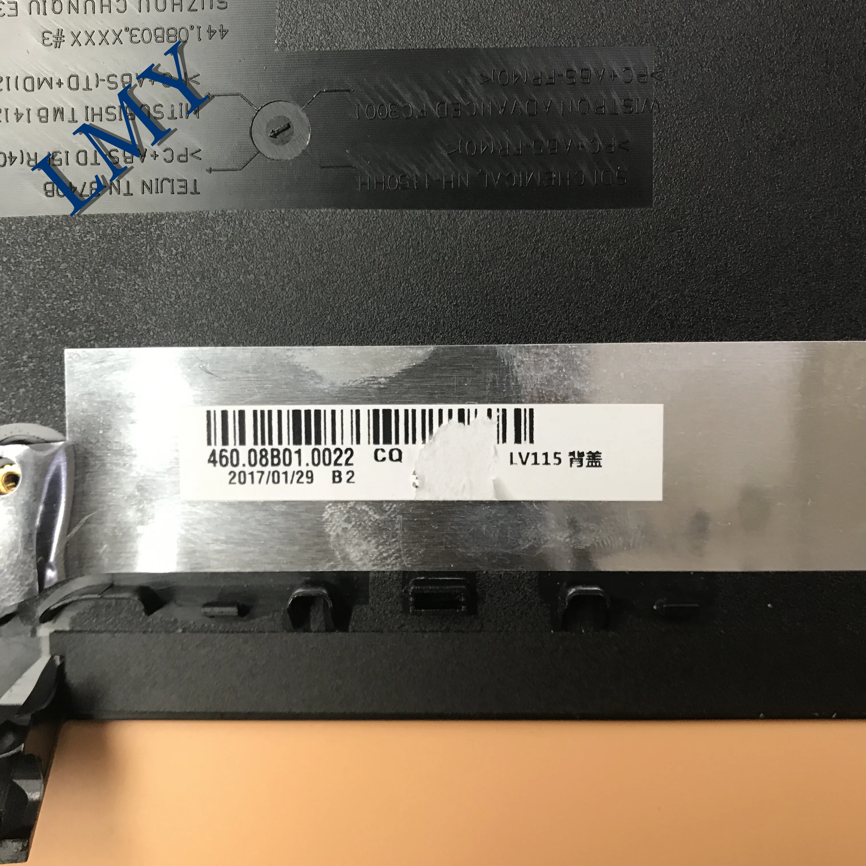 Брендовый новый оригинальный чехол для ноутбука LENOVO IDEAPAD V110 15 Черная задняя